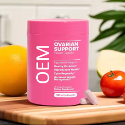 FLO Herbal Supplements for Ovarian Health DIM 40:1 Myo-Inositol D-Chiro Inositol Capsules Supports Hormone Balance for Adults
