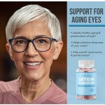 Adults Eye Health Support Gummies with Potent Lutein and Zeaxanthin Vision Care Herbal Supplements. Not for Pregnant Women