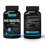 Myo Inositol and D-Chiro Inositol Capsules With Folate for Hormonal Balance and Ovarian Support 120 Count