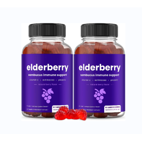 Private Label Elderberry Immune Support Gummies for Adults and Kids Vitamin C Supplement Free From