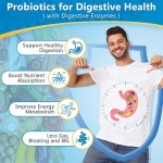 Custom Organic Probiotics 100 Billion CFU for Men - Daily Care Capsules with Prebiotics & Digestive Enzymes - Private Label
