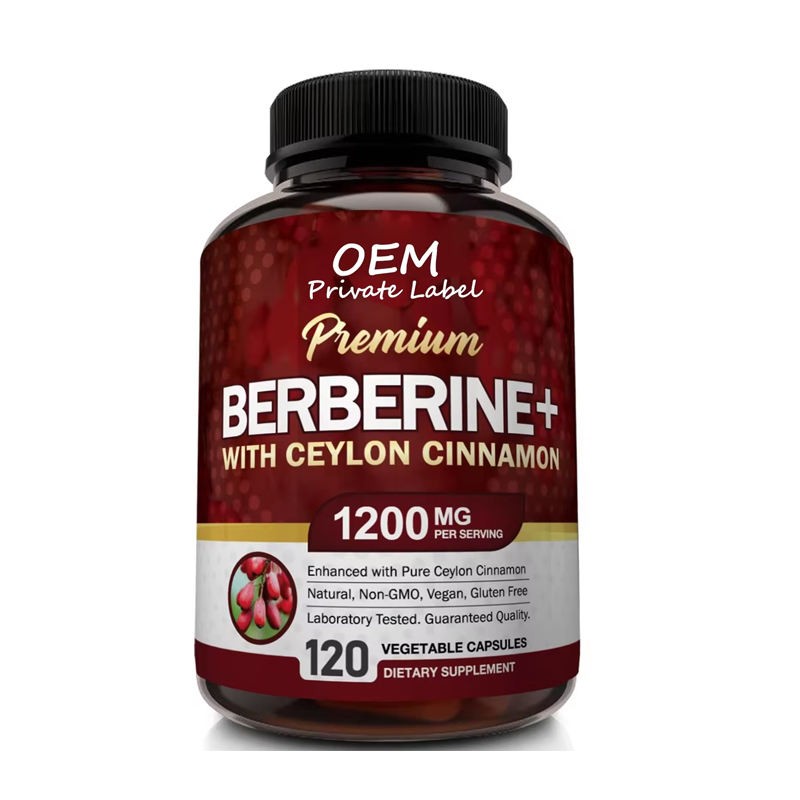 Premium Berberine HCL Capsules with Pure Ceylon Cinnamon - Supports Immune Health & Antioxidant Protection