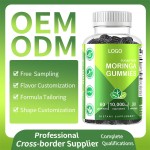 Premium Moringa Leaf Extract Gummies with Green Tea for Energy and Immunity Support 60 Gummies
