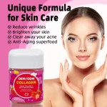 Exquisite Hydrolyzed Collagen Jelly Gummy Vitamins Healthy Skin Hair Nails Support for Adults Beauty Supplement