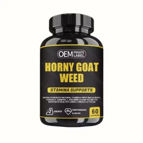 Men Health Excellent Supplement Horny Goat Weed Maca Capsules Natural Health Herbal Supplements Capsules Booster Energy