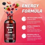 OEM/ODM Organic Sublingual Vitamin B12 Drops Vegan Liquid Methylcobalamin for Adults and Newborns High Absorption Oral Liquid