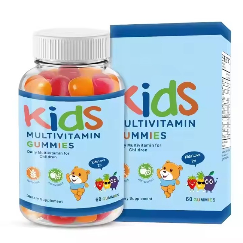 OEM Private Label Multivitamin Kids Gummies DHA Children Supplement Vitamins for Kids Vegan Vitamins Kids Gummies
