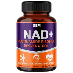 Resveratrol NAD Supplement Capsules - 2500mg OEM Private Label | 250mg NAD Vitamin Formula