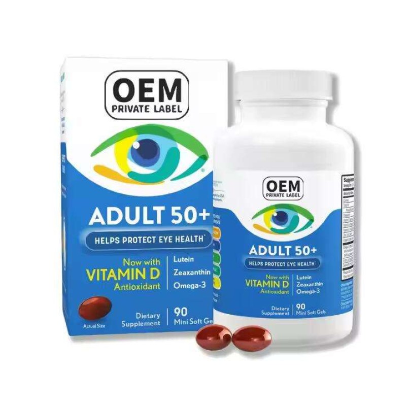 Lutein & Zeaxanthin Softgels - Marigold Extract, Blue Light Protection for Screen Users