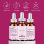 Natural Women Herbal Supplements Balanced Energy During Menopause Liquid Drops with Mental Clarity Mood Balance
