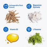 Mix for Adults Magnesium Electrolyte Vitamin D3 Supplements Powder for Calm and Stress Relief