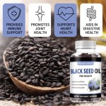 2000mg Premium Black Seed Oil Gummies with Thymoquinone Herbal Supplements for Immune and Joint Support Black Seed Oil Gummies