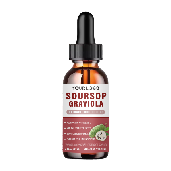 Soursop Graviola Extract Liquid Drops - High Potency Antioxidant for Immune Support & Cellular Health Boost in Adults