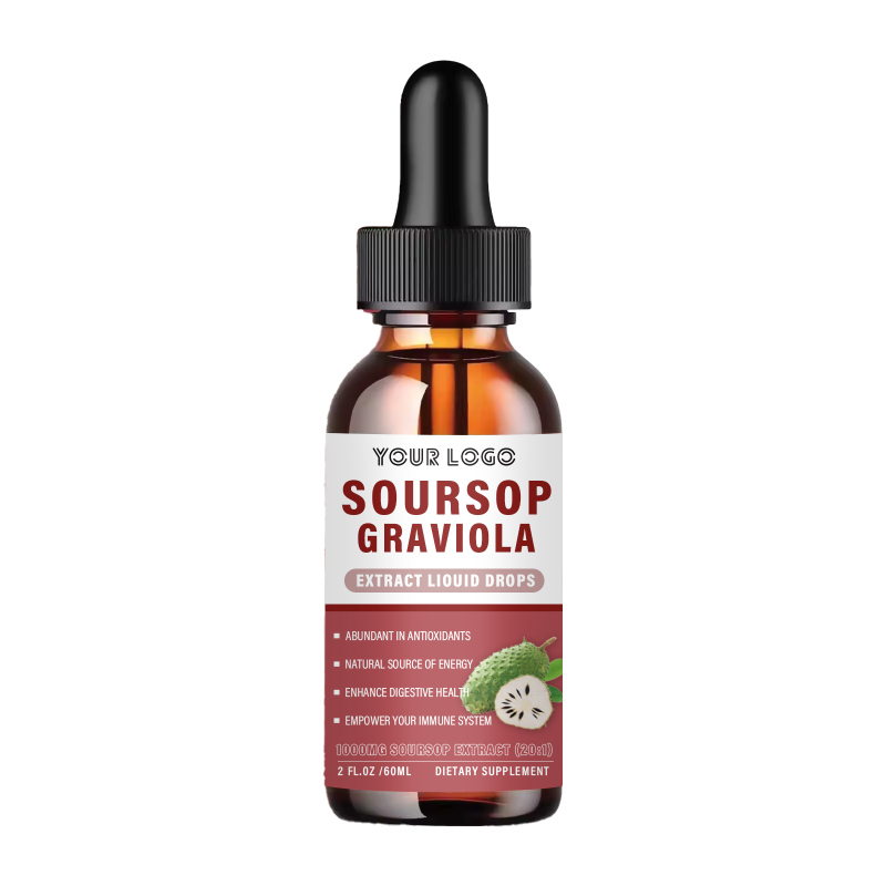 Soursop Graviola Extract Liquid Drops - High Potency Antioxidant for Immune Support & Cellular Health Boost in Adults