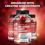 Private Label Pre Workout Supplement Creatine Monohydrate Energy Gummy Creatine Gummies for Muscle Growth