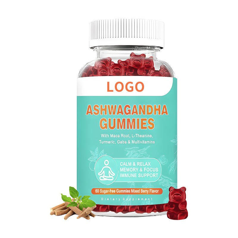 Premium Ashwagandha Stress Relief Gummies with Himalayan Shilajit and Vitamin B12 60 Gummies