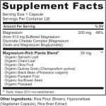 Supports Sleep, Calms Muscle Spasms, Helps Relieve Stress, Magnesium Glycine Capsule Supplement