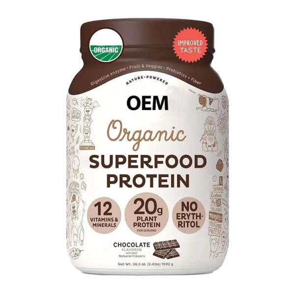 Organic Plant-Based Protein Powder | Greenpie Sports Nutrition Mass Gainer with Vitamins & Minerals