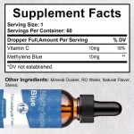 Drops - 1% Concentration with Vitamin C, Supports Brain Health & Memory, Antioxidant Formula