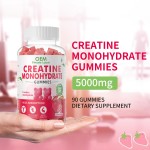OEM Private Label Sugar-Free  Creatine Monohydrate Gummies for Pre-Workout Energy Boost