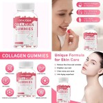 Collagen Biotin Gummy Candy Vitamin Supplement for Adult Women Not for Newborns Children or Pregnant Women