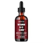 OEM/ODM Organic Sublingual Vitamin B12 Drops Vegan Liquid Methylcobalamin for Adults and Newborns High Absorption Oral Liquid