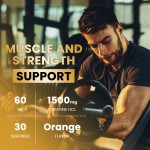 OEM Creatine HCL Liquid Drops with L-Carnitine, BCAA, Glutamine & Vitamins B12 B6 for Muscle Growth