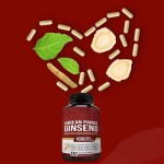 OEM/ODM Hot Sale Red Panax Ginseng Capsules with Ashwagandha, Beetroot, Green Tea Extract Maca Supplements Energy Capsules