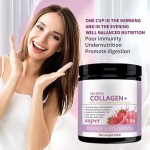 Skin Whitening Brightening Collagen Powder Hyaluronic Acid Vitamin C Skin Hair Nail Support Best Collagen Powder