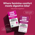 Organic Cranberry Vaginal Probiotics Capsules PH Balance With Prebiotics Blend Women Healthy Flora