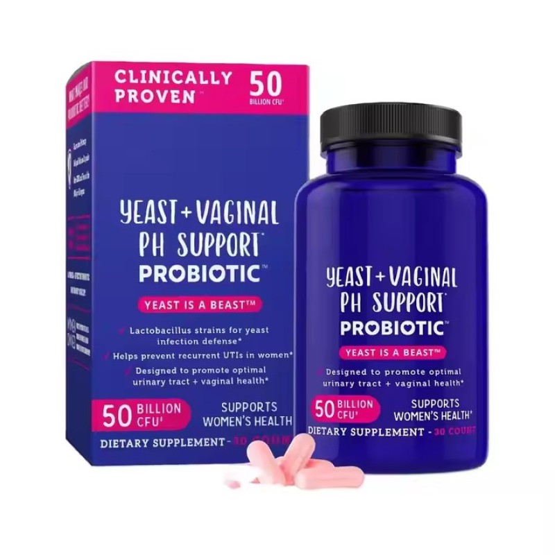 Super Cfu Yeast Vaginal PH Support Probiotics Promote Optimal Urethral Vaginal Health Support Women's Health Supplement