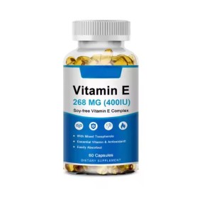 Vitamin E Capsules Supplement Vitamin E Soft Gel Capsules Antioxidant Supplements Protect the Heart and Blood Vessels