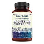 Magnesium Citrate Capsules with Zinc Supplement Bone Heart and Joint Support Heart Health Bone Development