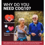 CQ10 Soft Capsules Coenzyme Q10 Dietary Supplement for Adults Focusing Brain Energy Joint Bone Health Middle-aged Pregnant Women