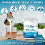 Premium Marine Collagen Powder Vitamin C Hair Skin Nails Support for Adults Gummy Candy Dosage Not for Newborns Pregnant Women