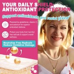 Glutathione Gummies with Vitamin C & Selenium - Ultimate Absorption Antioxidant Supplement for Anti-Aging and L-Cysteine Boost