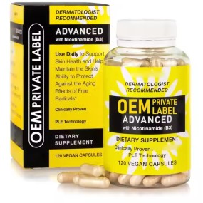 Wholesale Skin Whitening Capsules Nicotinamide B3 Supplement 500mg Health Antioxidant Rich Vitamin B3 Niacin Vegan Capsules