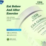 OEM Vegan Sugar-Free Creatine Monohydrate Gummies 5g for Energy Boost and Muscle Strength