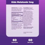 OEM Private Label 1mg Melatonin Gummies for Kids Sugar-Free Natural Sleep Aids for Children and Adults