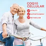 Vegetarian Coenzyme Q10 Gluten-Free Heart Health Vitamins Softgels Energy Production Soft Capsules