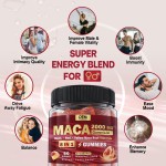 Hot Selling Maca Root Gummies for Bigger Buttocks | Multi-Maca Supplement for Energy Boost and Nutritional Support