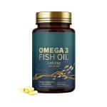 Top Rated Best Small Omega 3 Fish Oil Softgel Capsules High Potency EPA & DHA with Custom for Heart & Brain Health