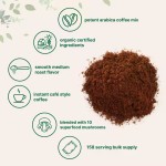 OEM Private Label Organic Instant 10 in 1 Mushroom Coffee Powder Premium Arabica Coffee with Lions Mane Chaga Reishi and More