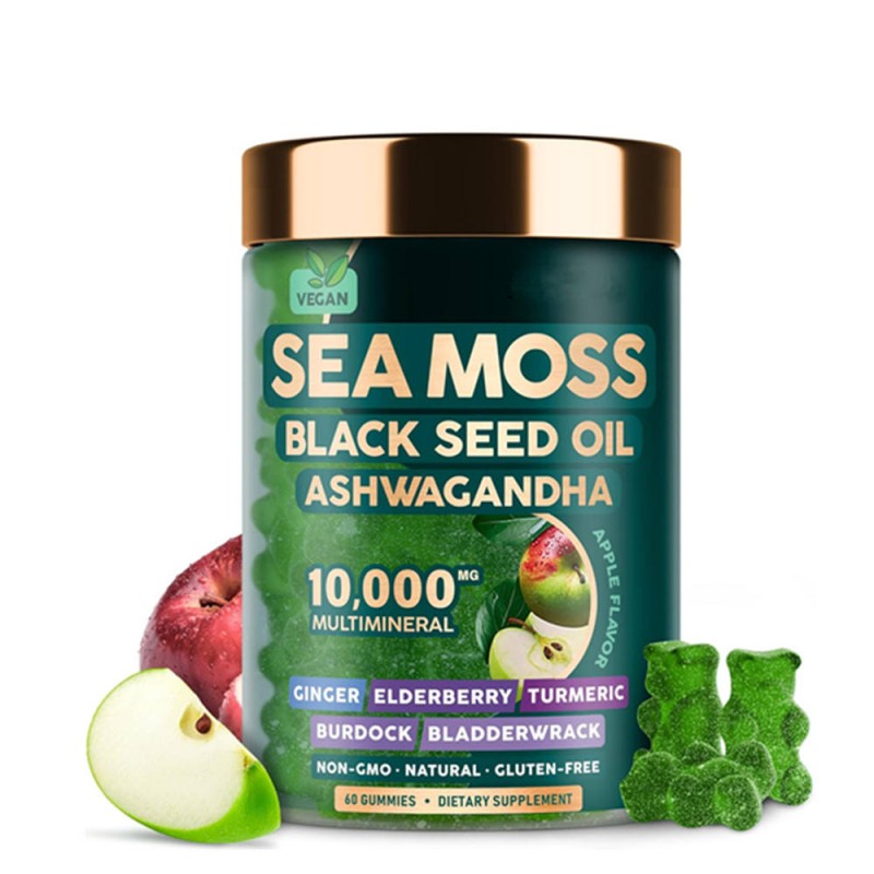Cold-Pressed Black Seed Oil Softgels - Immune Boost & Energy Support, Rich in Antioxidants