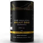 Organic Himalayan Shilajit Gummies Food Grade Supplements Individually Wrapped No Added Ingredients Original Shilajit