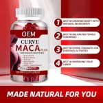 Proprietary Brand Natural Healthy Maca Gummies Designed to Contour the Buttocks and Enhance Their Plumpness