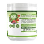 Organic Plant-Based Super Green Juice Powder for Kids and Adults with Stevia Leaf - Nutrient-Rich Superfood Drink Mix
