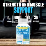 Pre Workout Creatine Gummies With 6g Creatine Monohydrate and Alpha GPC Complex - Energy Focus and Muscle Support Supplement