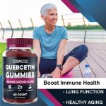 OEM Organic Sugar-Free Quercetin Gummies with Vitamin C, Elderberry & Zinc  Immune Support