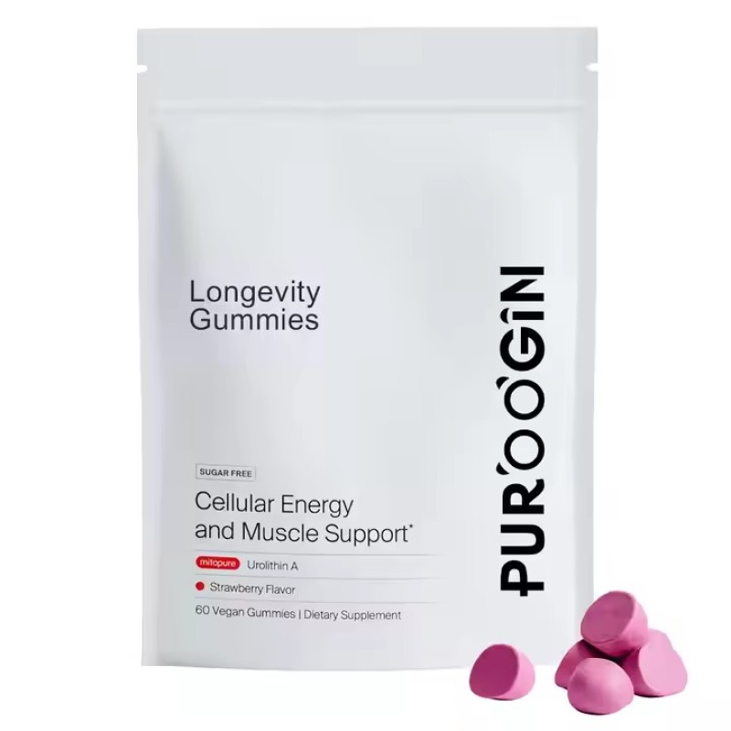 Urolithin a Healthy Aging Support Cellular Renewal Mitoceutical Muscle Strength Longevity Gummies